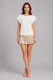 Flutter Sleeve Blouse