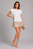 Flutter Sleeve Blouse