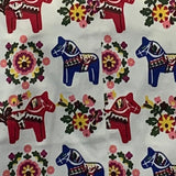 Folk Print Sleeveless A-Line Mini Dress