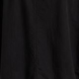 Black High Low Tiered Midi Skirt