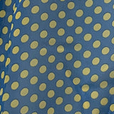 Teal Blue Polka Dot Embroidered Blouse