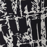 Abstract Print Flared Mini Skirt