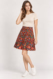 Ornate Paisley A-Line Skirt