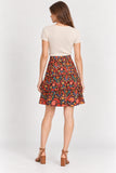 Ornate Paisley A-Line Skirt