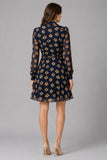 Printed Chiffon Shirt Dress