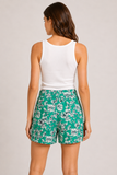 Floral High Waisted Shorts