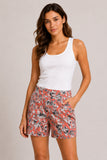 Floral High Waisted Shorts