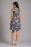Floral Plaid A-Line Dress