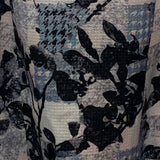 Floral Plaid A-Line Dress