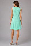 Peter Pan Collar Mini Dress
