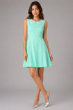 Peter Pan Collar Mini Dress