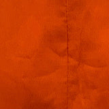Orange Pleated Bodice Mini Dress