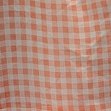Gingham Asymmetric Midi Dress