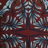 Floral Print Short Sleeve Top With Contrast Shoulders