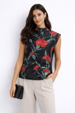 3D Floral Layered Top