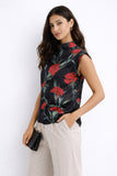 3D Floral Layered Top