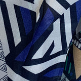 Geometric Printed Wide Leg Trousers