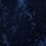Navy Crushed Velvet Stretch Leggings