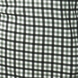 Sage Green Gingham Square Neck Mini Dress