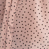 Polka Dot Ruffle Long Sleeve Blouse