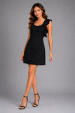 Ruffle Open Back Mini Dress