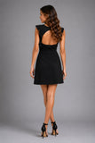 Ruffle Open Back Mini Dress
