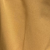 Gold Satin Peplum Dress