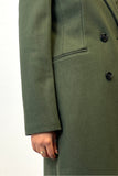 Double Breasted Smart Coat GREEN