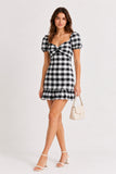 Gingham Sweetheart Mini Dress
