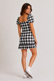 Gingham Sweetheart Mini Dress