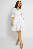 Breezy White Broderie Anglaise Dress