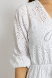 Breezy White Broderie Anglaise Dress