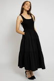 Everyday Tank Midi Dress With Pockets