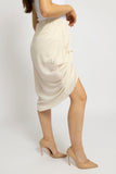 Stylish Pleated Tiered Look Skirt