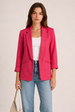 Pink Turn Up Cuff Blazer