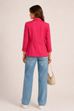 Pink Turn Up Cuff Blazer