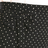 Cutie Black Ditsy Bow Detail Skirt