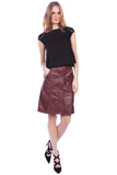Cutie Pencil Skirt with Front Silver Poppers
