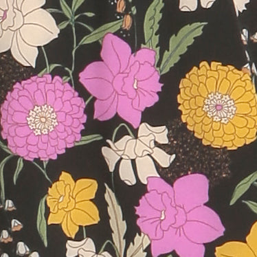 Floral Print Tiered Midi Dress