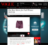 Textured Faux Wrap Mini Skirt
