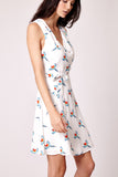 Exotic Faux Wrap Dress