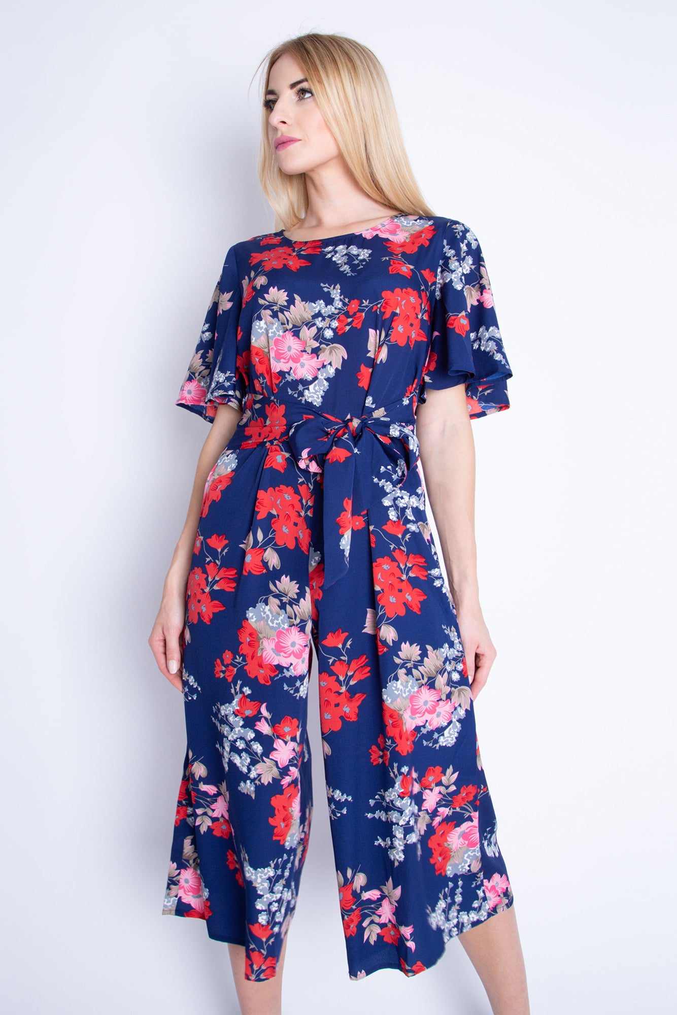 Floral Print Jumpsuit