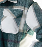 Check Brushed Shacket